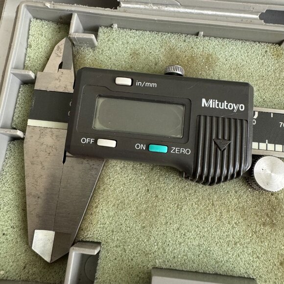 Mitutoyo CD-6"BS Digital Caliper 6" w/ Case & Certificate – For Parts Japan - Picture 4 of 12